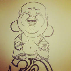 Laughing Buddha Art