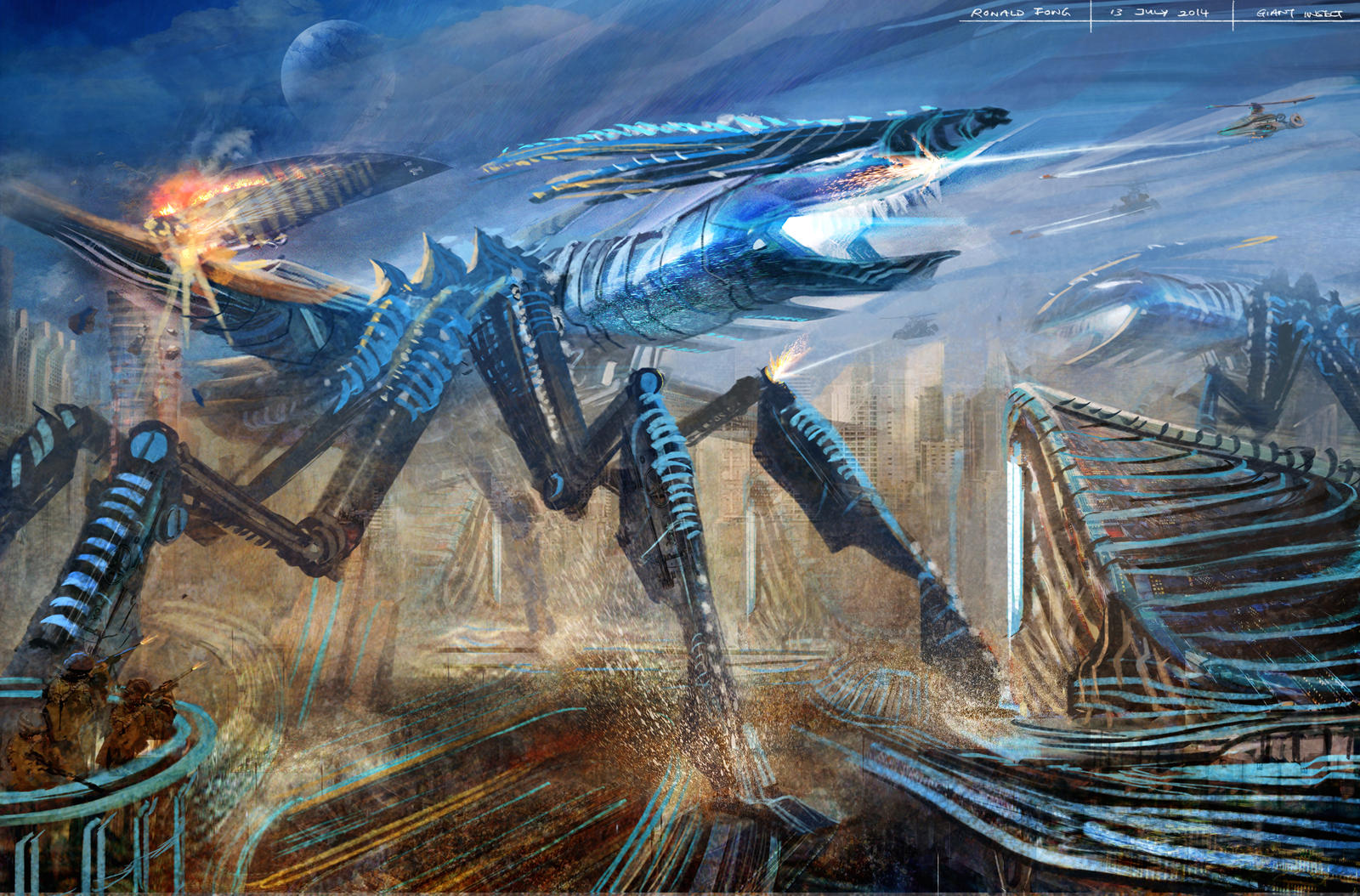 Alien Giant Insect Invasion by minifong on DeviantArt