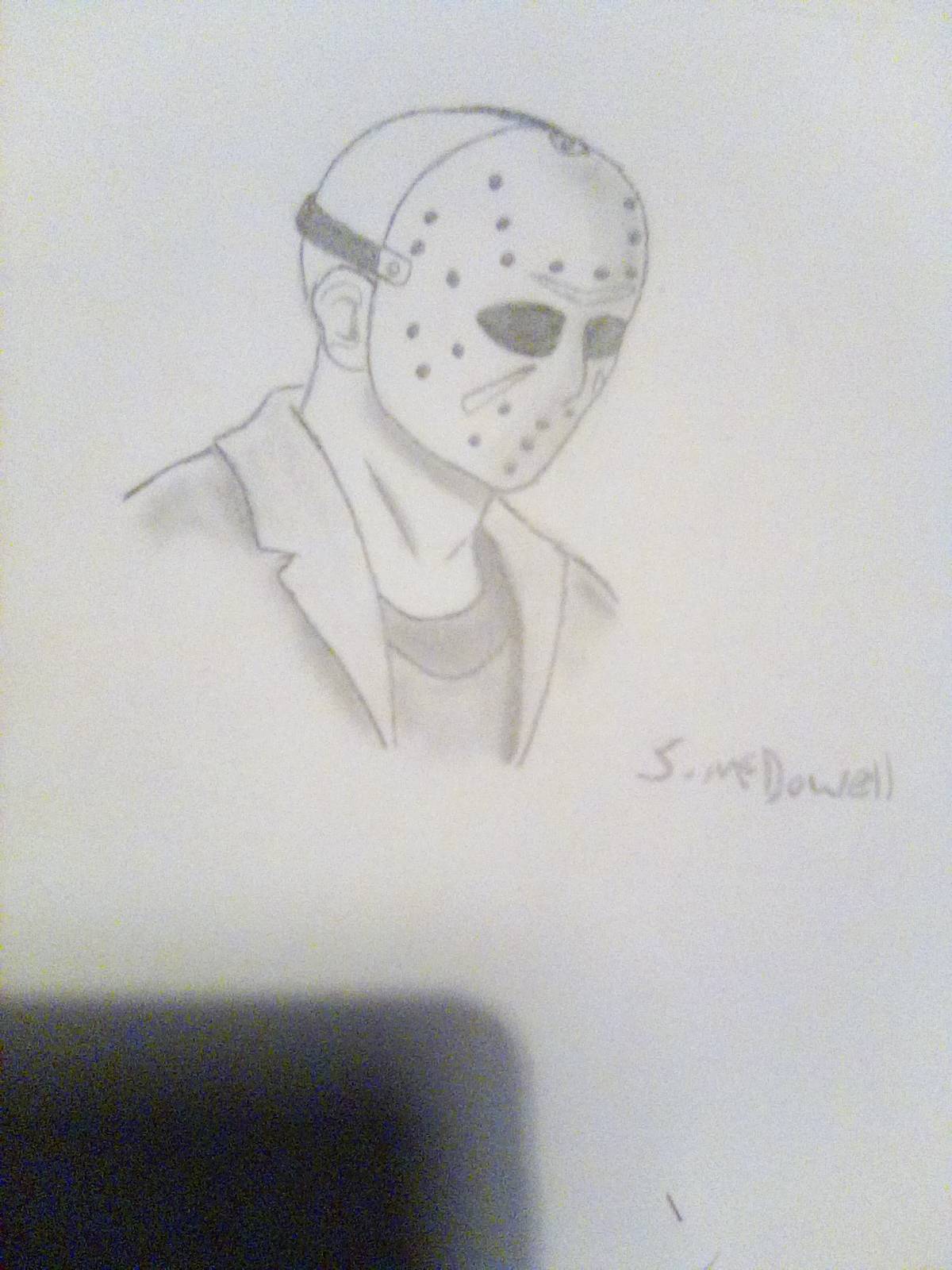 Jason Fan Drawing Jason sketch by sketchmaster364 on DeviantArt