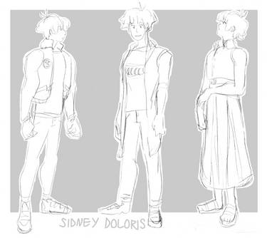 Sidney outfit doodles