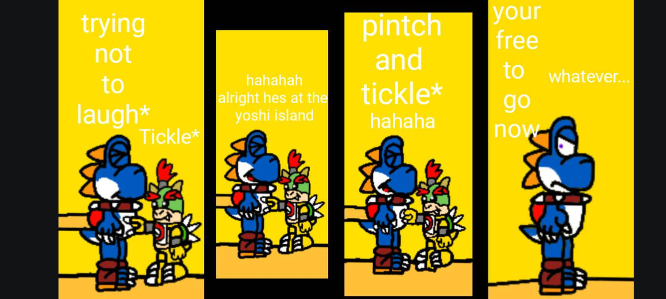 Boshi's tickle mayhem by glamblocks on DeviantArt