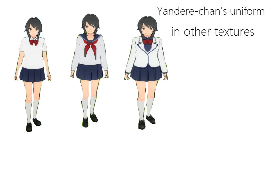Yandere Simulator Skin: Yandere-chan's uniform by Kobatochan09 on