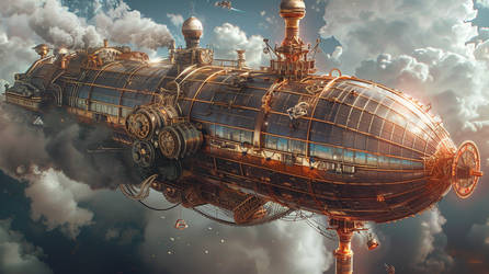 Steampunk Airship