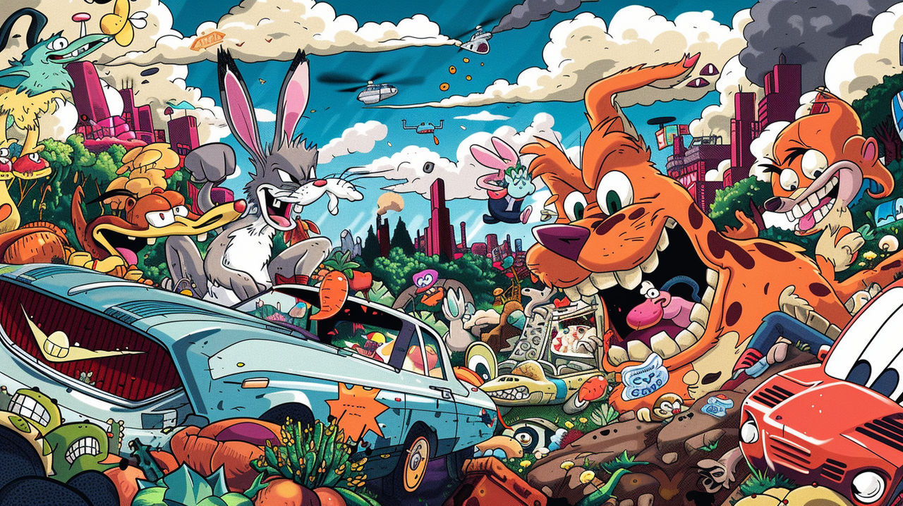 A Nostalgic Tribute to Classic Cartoons by InkImagine on DeviantArt