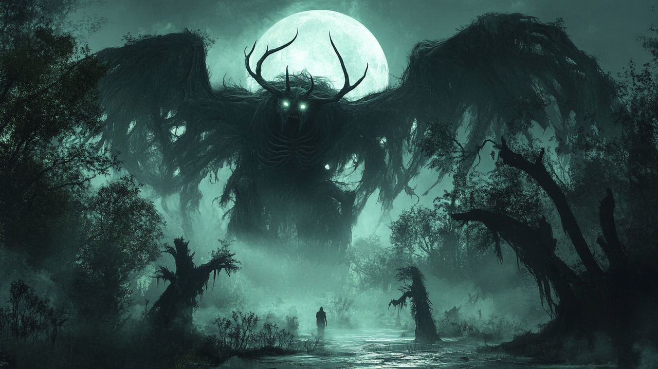 Forest Rabbit Cryptid Cryptid Clash: Creatures Lurking in the Dark Woods by InkImagine on ...