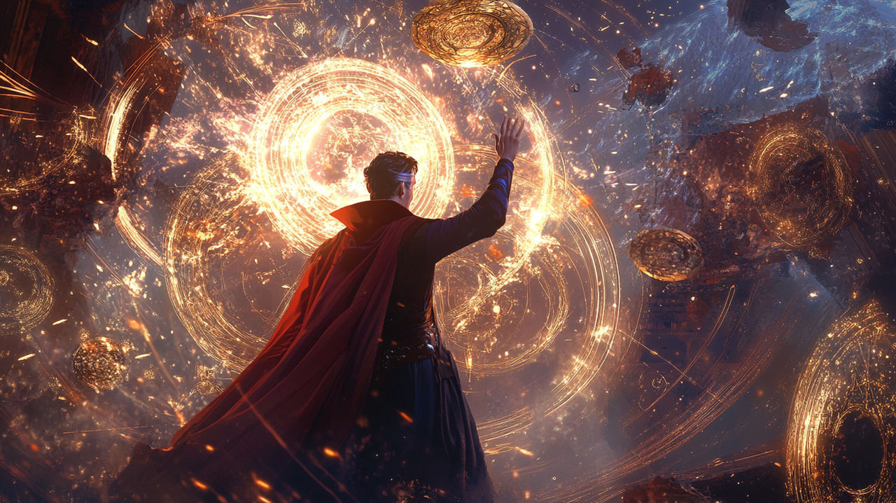 Mystic Conjuror: Doctor Strange Spellbinding Cast by InkImagine on ...