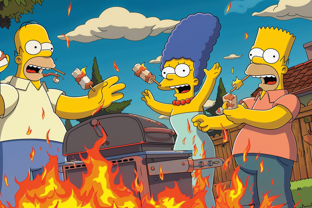 Simpsons BBQ Blowout By InkImagine On DeviantArt simpsons-bbq-blowout-by-inkimagine-on-deviantart