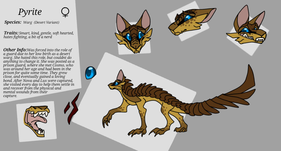Character Reference Sheet Pyra Pyrite Reference Sheet by AMETYSTdaEPYK on DeviantArt