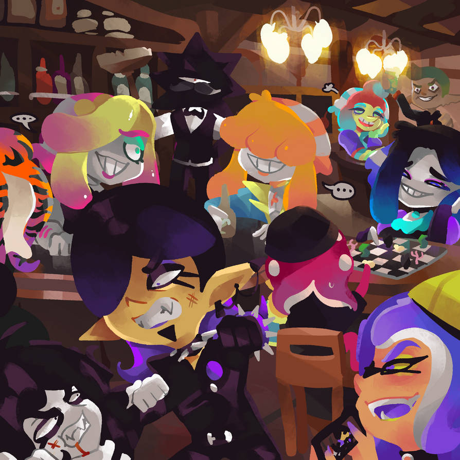 Splatoon Charters All my Bands interacting with Splatoon characters by SpaceRosa3 on ...