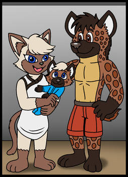 Kyle, Yin and Yen - Family Photo