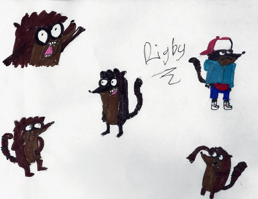 Rigby by corafreakshow on DeviantArt