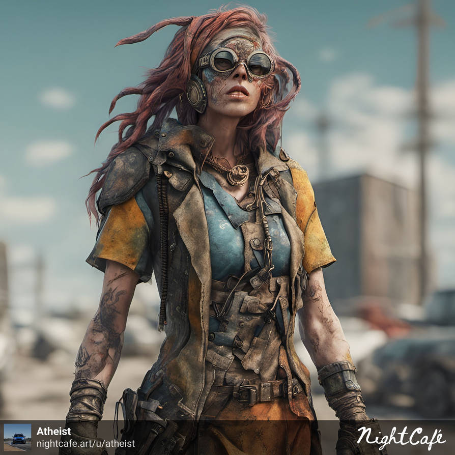 Woman Postu Post Apocalyptic Woman by AtheistOutcast on DeviantArt