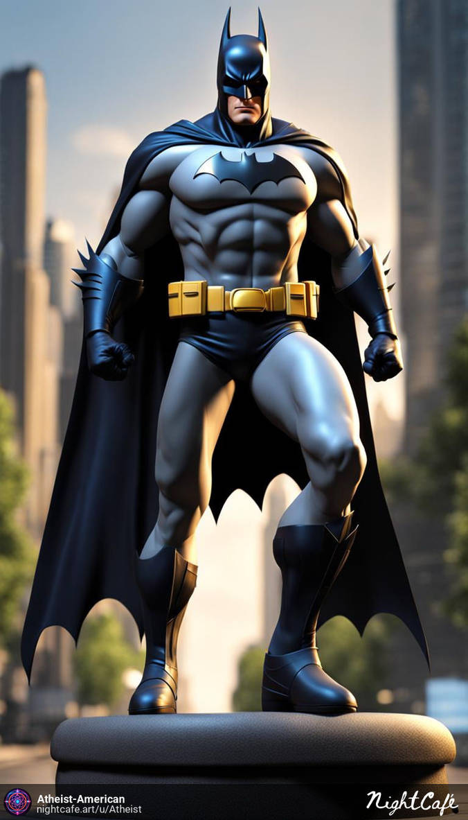 Batman Body Ripped A full body Batman character Statue by AtheistOutcast on DeviantArt