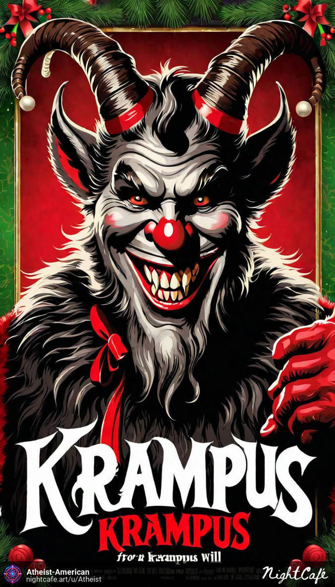 KRAMPUS MOVIE POSTER 2 Sided Original Final 27x40 Adam Scott Toni KRAMPUS MOVIE POSTER 2 Sided Original Final 27x40 Adam Scott Toni