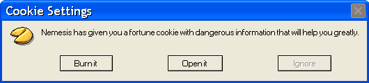 Cookie Warning