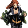 Black Widow png transparent