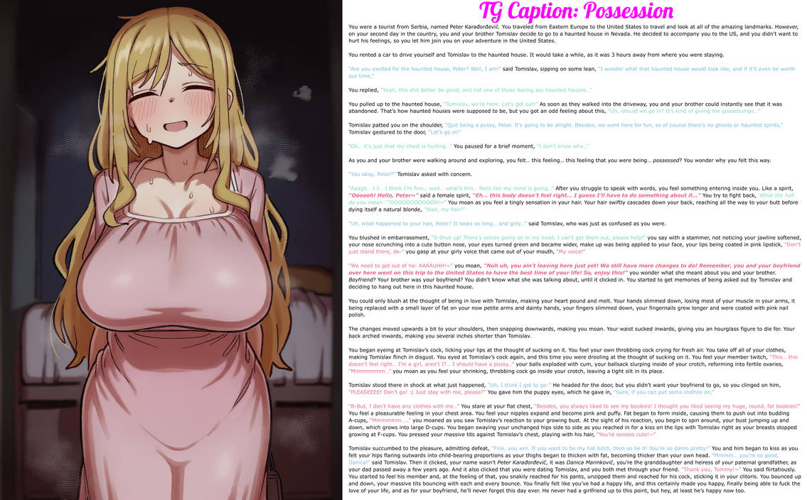 Possession (TG Caption) by theman2587 on DeviantArt