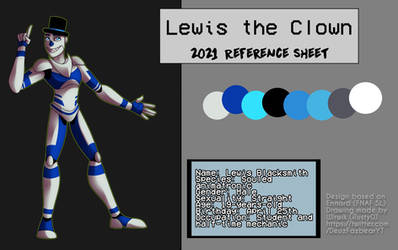 Lewis the clown 2021 Reference Sheet