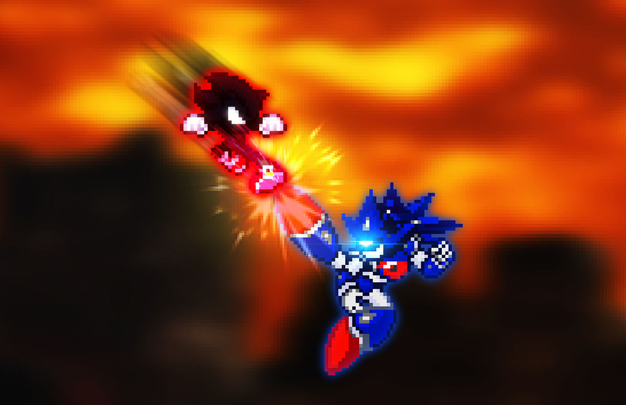 Blue super Sonic vs eyx . Sonic revenge by shadowXcode on DeviantArt