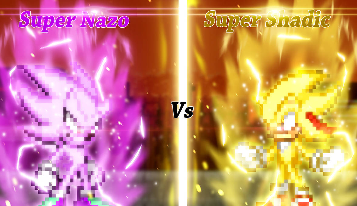 super shadic vs super nazo by bedehel766 on DeviantArt