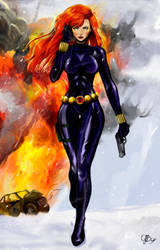 Marvel's Natasha/Black Widow [Fanart] by GiBfic