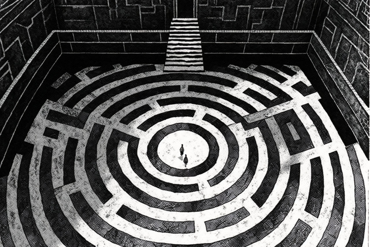 Labyrinth Room Example Labyrinth Room Manga Panel by mkiradani on DeviantArt