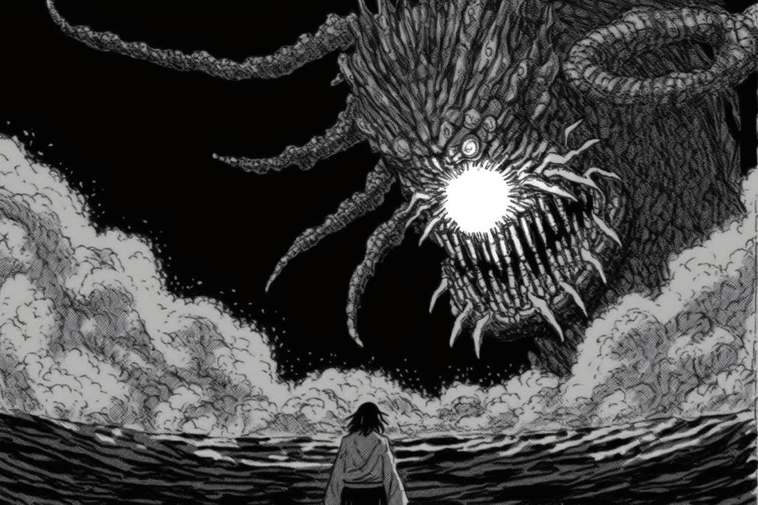 I Have To Be A Monster Manga Ocean Monster Manga Panel by mkiradani on DeviantArt
