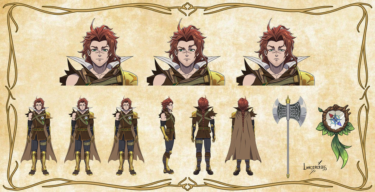 Stagger Characters Character Sheet Stagger Commission by lancercross on DeviantArt