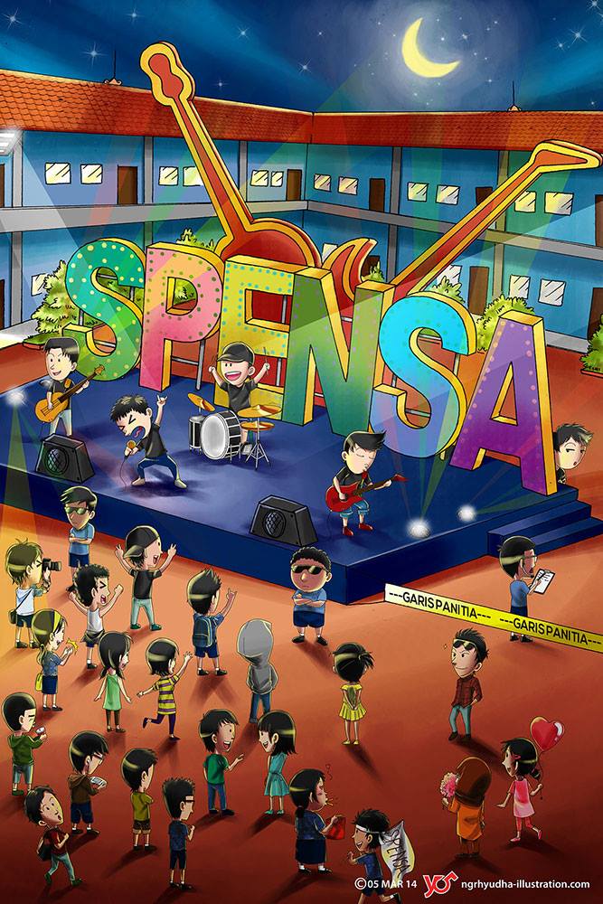 SMPN 1 Denpasar's Yearbook Cover