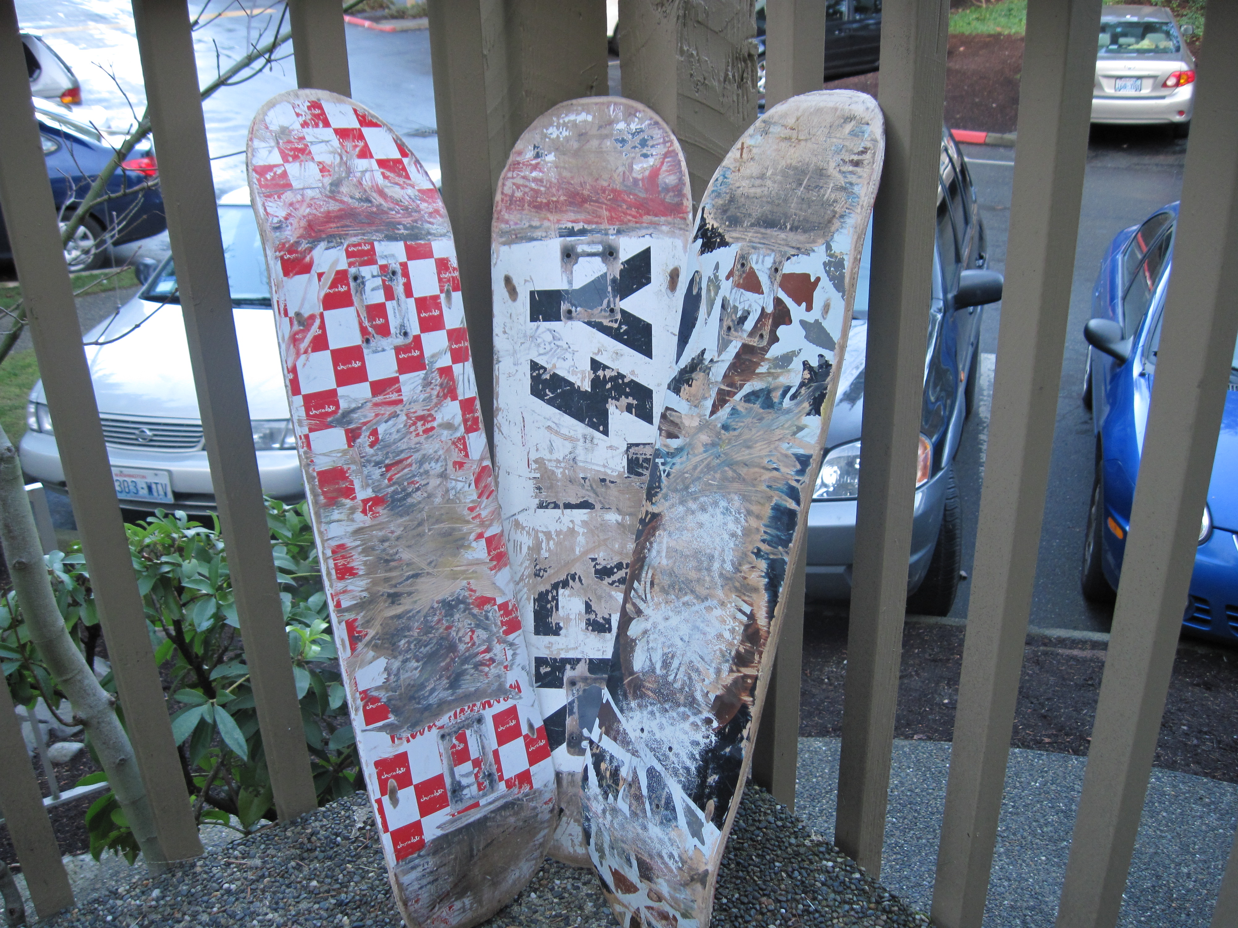 skateboards