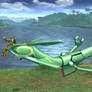 Rayquaza eats Ike