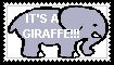 It's a Giraffe Stamp
