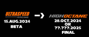 HIGH OCTANE game logos beta and final