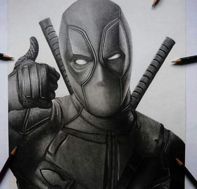 Deadpool (Lapiz) by LosCaraDeTabla on DeviantArt