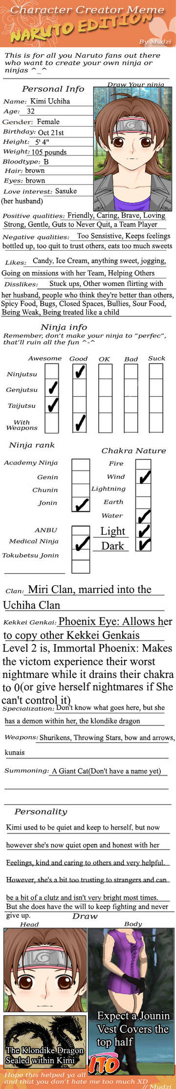 Naruto Gaiden: Kimi Uchiha's Bio