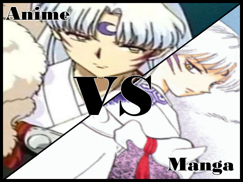pics Sesshomaru Manga Vs Anime sesshomaru anime vs sesshomaru manga by