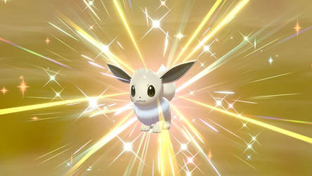 Pokemon Shield: Hatched a shiny Eevee