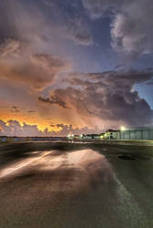 Airport Morning Storm