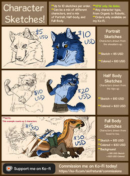 2026 Character Sketch Commissions!