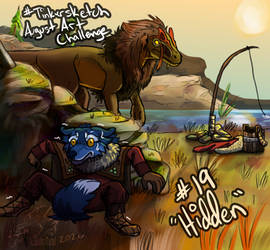 August Art Challenge #19: Hidden