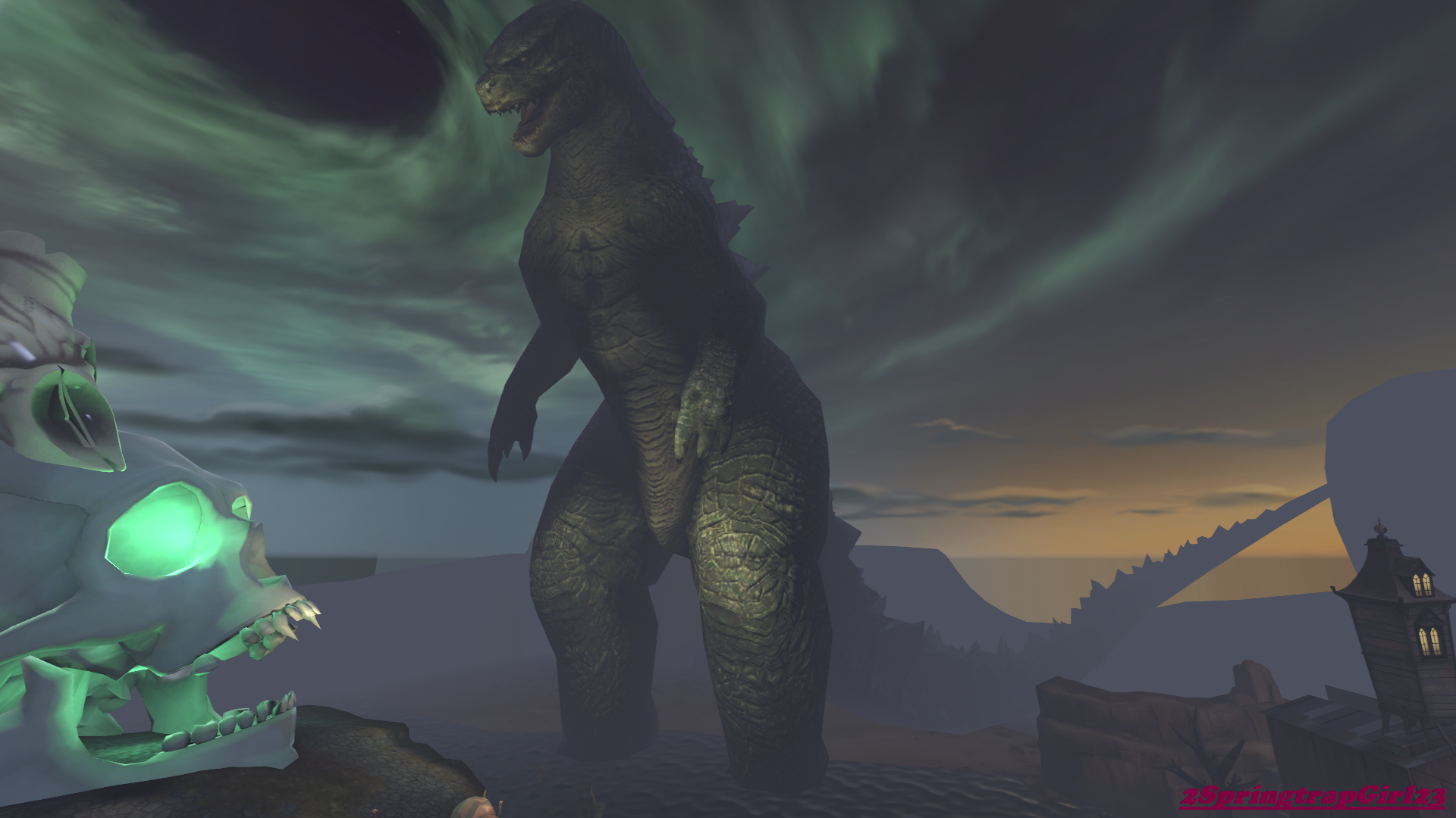 Spring Godzilla Godzilla by 2SpringtrapGirl23 on DeviantArt