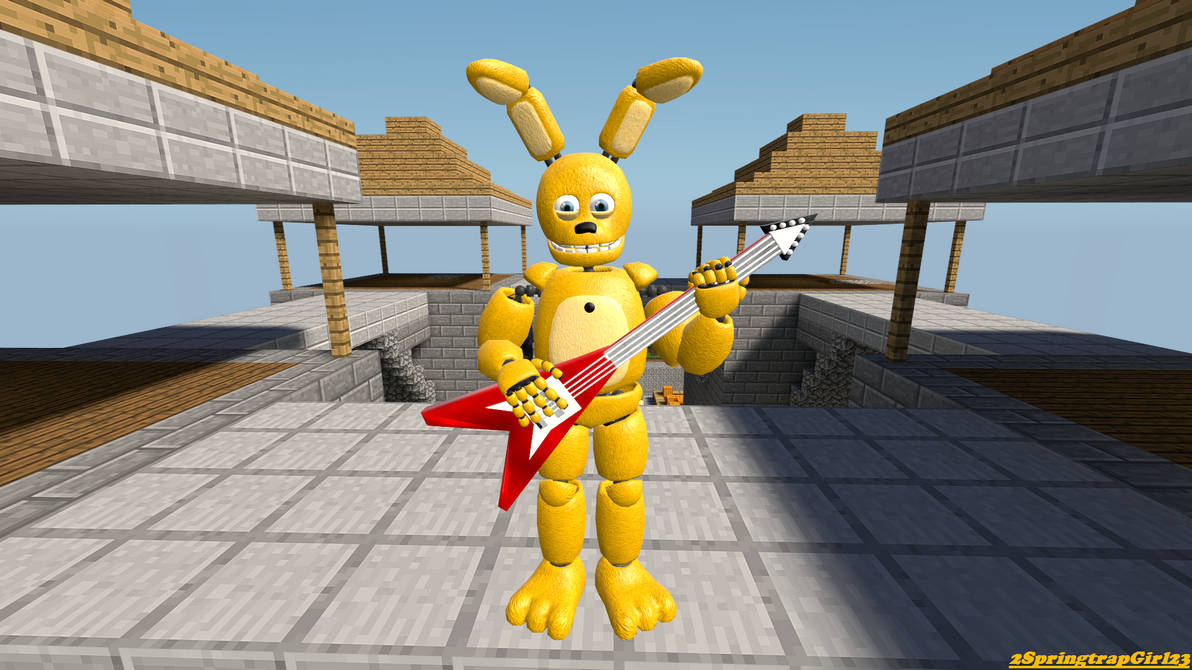 Spring Bonnie in Minecraft by 2SpringtrapGirl23 on DeviantArt
