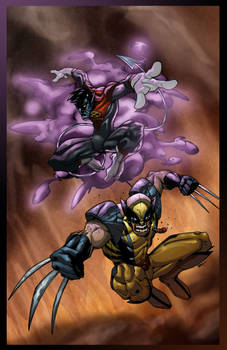 Crawler N Wolvie By Psychoheat