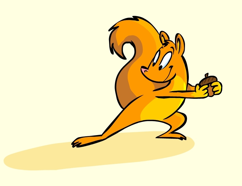 Cartoon Squirrel