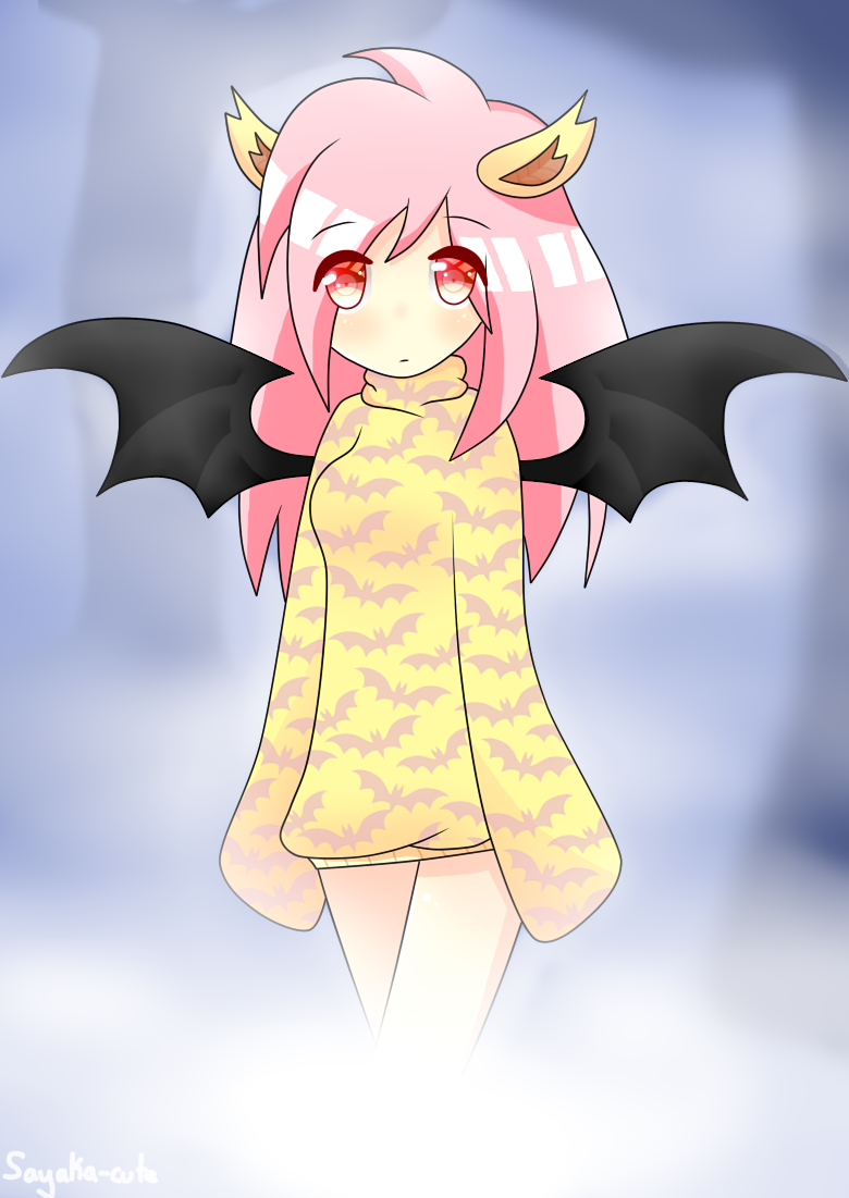 Flutterbat Deviantart Front Flutterbat human by Sayaka-cute on DeviantArt