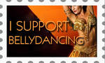 I Support Bellydance by Zellykats-Stuff