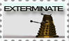 Exterminate- Dalek stamp