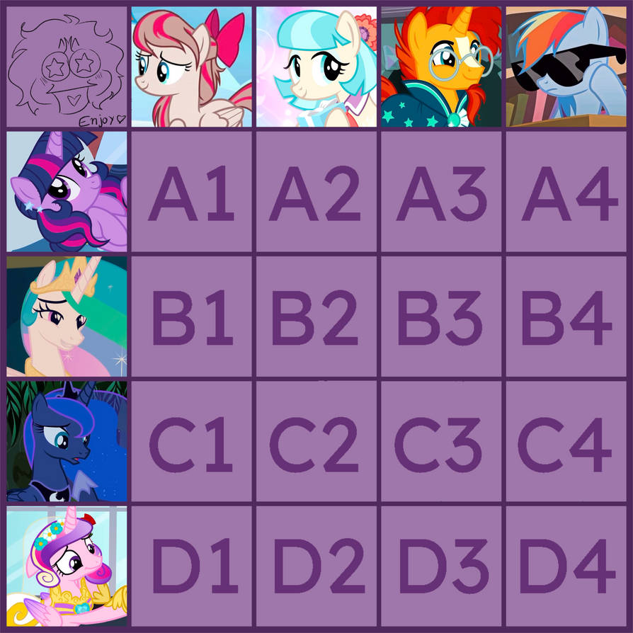 Mlp Grid Fusion Adopts (All Open) by Nyctophai on DeviantArt