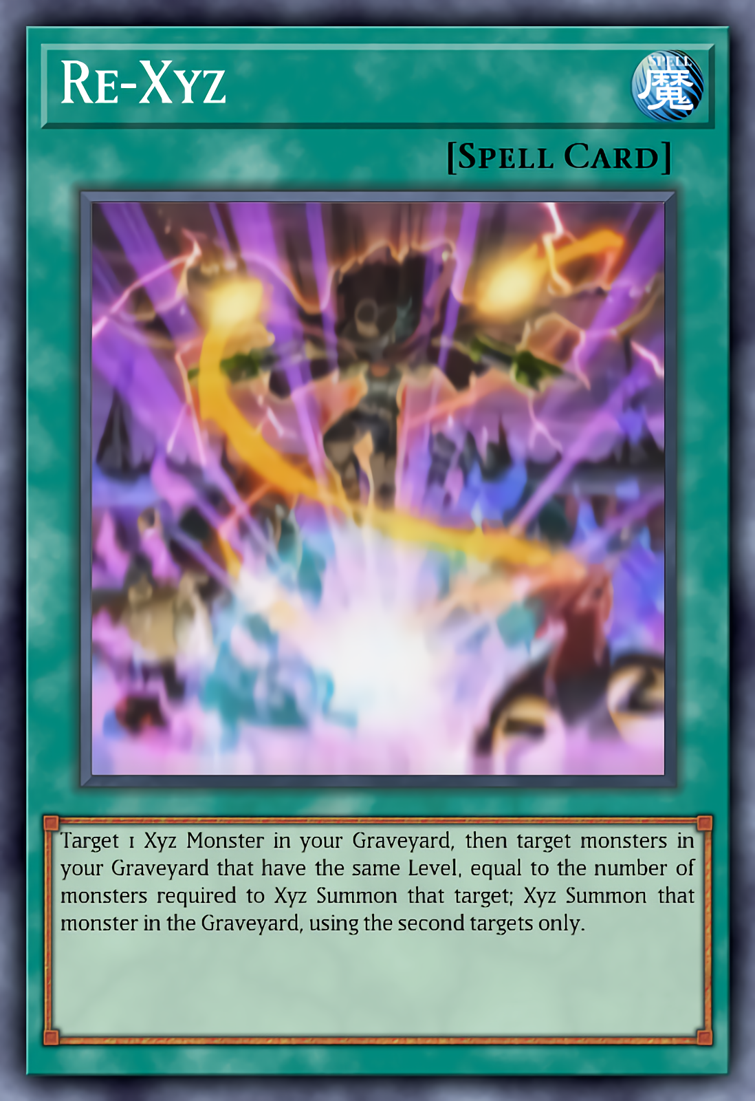 yugioh xyz spell cards Yu-Gi-Oh! - Effect (YS11-EN032) - Starter Deck: Dawn of The Xyz - 1st Edition except the turn this card was sent to the GY Re-Xyz (Yugioh/Yu-gi-oh Anime Card) by