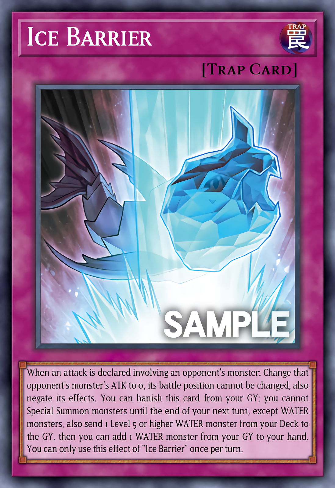yugioh cards ice barrier RC04-AE072 (UL) Prior of the Ice Barrier Ice Barrier (Yugioh/Yu-Gi-Oh! Card ocg/tcg)